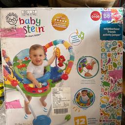 Baby enstein jumperoo in verry good condition, comes with box