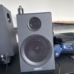Logitech sub speakers model (s-00154)
Comes with 2x speakers and bass box 
Perfect condition only used a couple off times