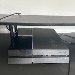 PS4 console 
Good condition few scratches but nothing to damage the performance
Comes with plug/adapter