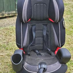 Great sturdy car seat perfect as a spare, never been in an accident.

Includes cup holder transition from stage 2 to 3.

Collection only and price is fixed.
Location Wigston Leicester.