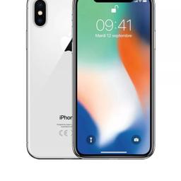 Apple iPhone X white unlocked 64gb 

Comes
With new charger and case fully working