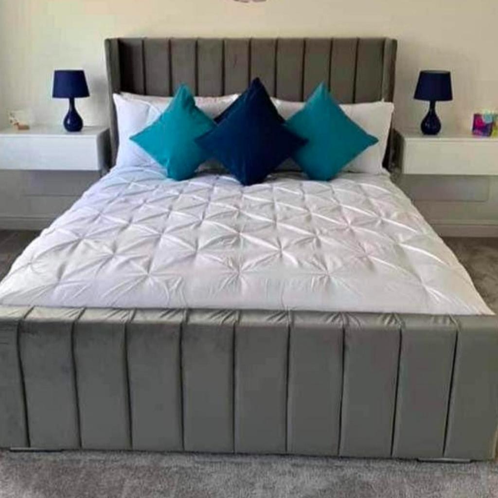 For more details WhatsApp at +44 7424 461134

🎨Comes in wide range of colours & Fabrics
Available Sizes
Single, Small Double, Double, KIngsize & Superking Size

✅ FREE Delivery now Available
✅Ottoman box available
✅Drawers (Optional)
✅ Includes slats & solid base
✅Cash on Delivery Accepted
✅Nationwide Delivery Available (T&C Apply)

If this looks like next dream bed then get in touch with us🌠

Shop this luxury bed frame for the most reasonable and honest prices💥