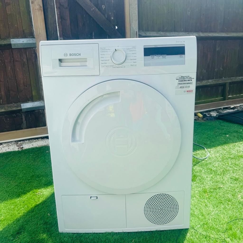 Almost new Bosch tumble dryer series 4. Only been used a few times. In full working condition. Collection only
