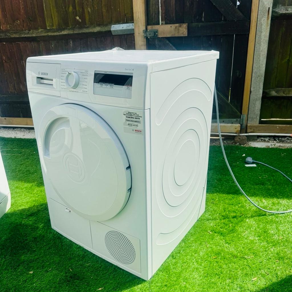 Almost new Bosch tumble dryer series 4. Only been used a few times. In full working condition. Collection only