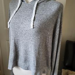 Grey Hollister hoodie sweatshirt from Hollister in size M