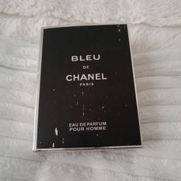men's aftershave in box used bleu de chanel just a tiny bit