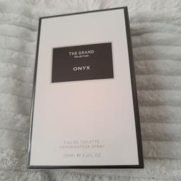 men's aftershave all sealed in box  called the grand collection onyx