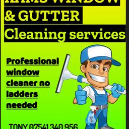 KAMS WINDOW & GUTTER CLEANING SERVICES 

Little family run businesses are affordable prices 
Window cleaner 

💧We can clean your Windows conservatories, soffits & facias!

We do schools/houses/flats/hospitals/offices/pubs/and signs. Also, we have a good team, and no job is big or small
if you need your windows done, please message us, and we can give you a quote. Thank you 😊

number 07541340956
Email kams-window-cleaning@outlook.com