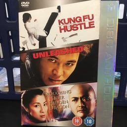 Film/Movies - Boxset - 2006 - Includes Kung fu hustle and unleashed - missing crouching tiger hidden dragon

Collection or postage

PayPal - Bank Transfer - Shpock wallet

Any questions please ask. Thanks