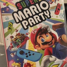 Super Mario Party Spiel für Nintendo Switch Oled ist in einem sehr guten Zustand und wurde nur einmal benutzt.