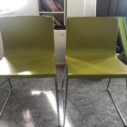 4 Ikea leather chairs. Used and has some wear, see photos. Collection from E9 or I can deliver locally. 