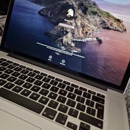 2013 apple macbook pro, really good condition given the age, tiny hairline crack on glass, not the actual screen, this is mainly noticeable when screen isn't lit up, comes with box and charger 150 ono. Collection only from Loughborough