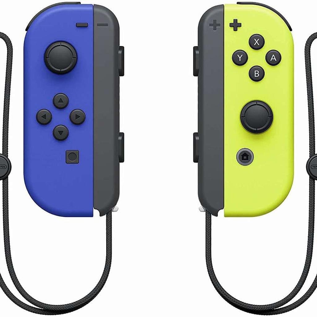 Verkaufe hier das Nintendo Joy-Con 2er-Set in den Farben Blau/Neon-Gelb. Es handelt sich um unbenutzte und noch versiegelte Neuware inkl. Rechnung. Kein Tausch! Abholung oder Versand möglich.