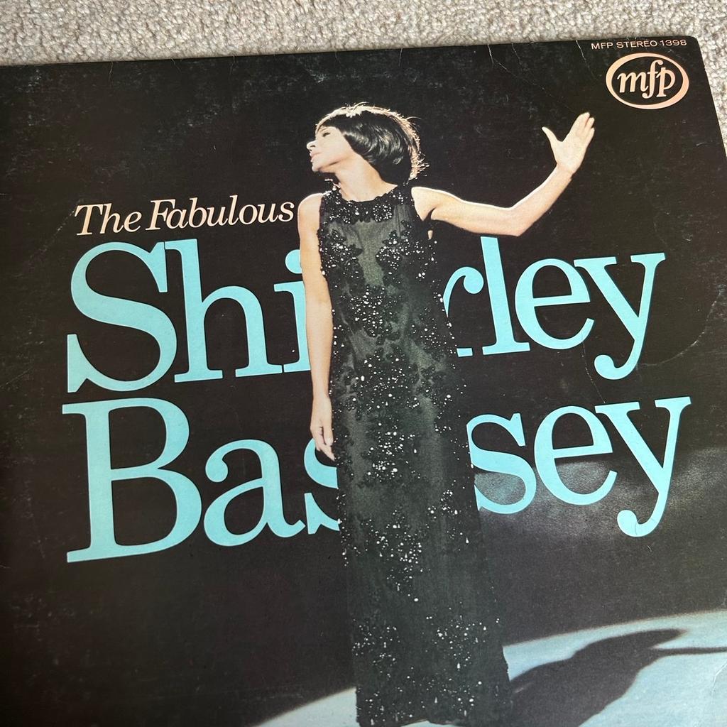 This is a vinyl of The Fabulous Shirley Bassey.

Sleeve is worn due to age and being in storage but vinyl looks in good condition (can’t test as no player!)