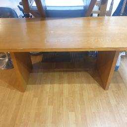 large 1.8 metre wood table desk