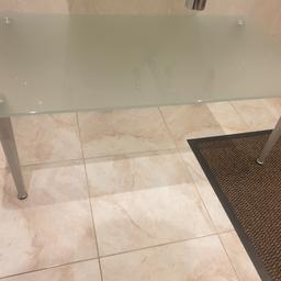 glass coffee table

excellent condition