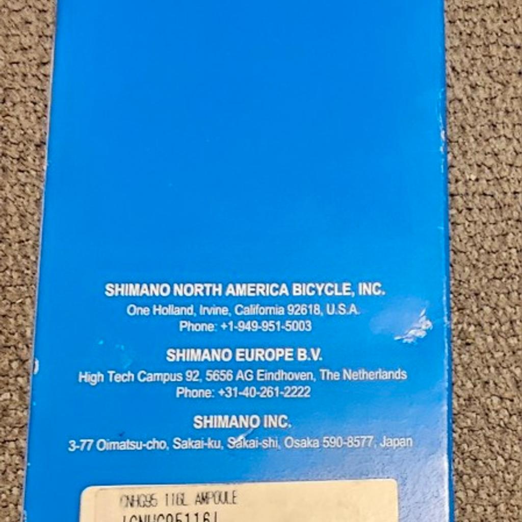 Verkaufe hier diese shimano Chain Fahrrad Kette CN-HG95 für Mountainbike
Sie ist neu und original verpackt
Neupreis lag bei 33,95€ verkaufe sie für 10€ kann auch versendet werden 3,90€

Dies ist ein privat Verkauf daher kein Umtausch oder Geld zurück keine jegliche Gewährleistung