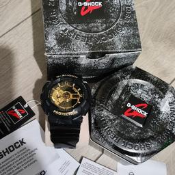 Beautiful g shock
Gold and black
Eye catching
With box.
Brand new
Collect or can post ✅
Thanks
Casio g shock