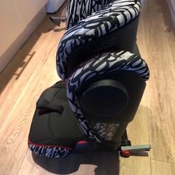 These 2 car seats are suitable from approximately 12 Months onwards. 
One car seat is fully black and the other one is black, white and red. 
Both have been used but are In Brilliant condition. 
Never been in a car accident. 
PICK UP ONLY
Can be sold separately for £40 each or both together for £70! 
But open to reasonable offers! 
Make a offer!