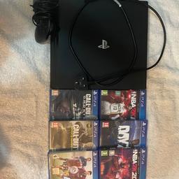 PS4 pro in perfect condition and 6 games if you don’t want any games or one game then tell me I will remove it.

If you need any more pictures or videos message me!