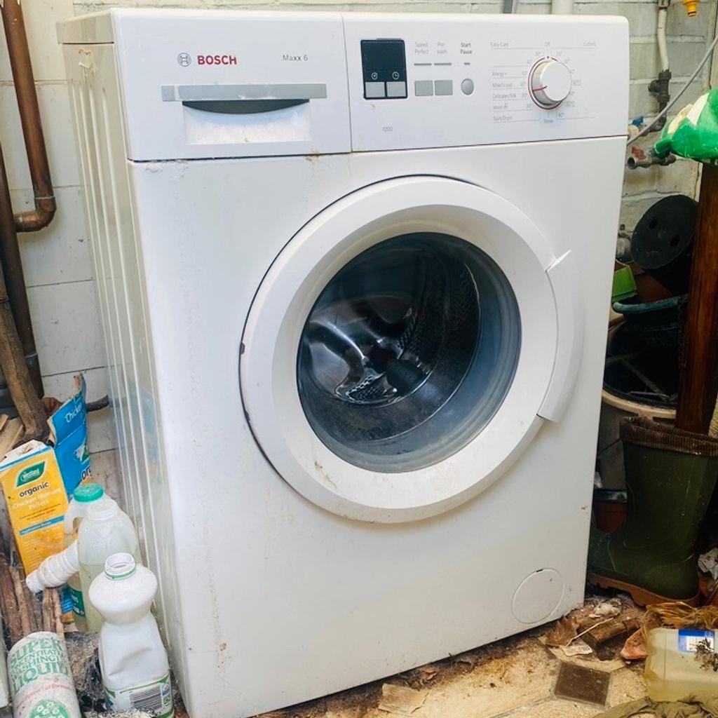 CLEARANCE SALE! This BOSCH WASHING MACHINE Is In GREAT CONDITION. THIS IS A BARGAIN. It Could be Delivered At A Sensible Distance From Croydon CR0. For A Fee Of £25 + It could also be Delivered Much Faster and Safer than Fast Track!

DIMENSIONS APPROX:
H: 84.5cm
W: 60cm
D: 55cm

IN ADDITION, IF YOUR CURRENT APPLIANCES NEEDS TO BE RE-INSULATED WITH THE ONE WHICH HAS BEEN DELIVERED TO YOU & NEEDS TO BE REMOVED FROM THE INSTALLATION UNITE & PUT IN THE NEW COMPONENT INSULATED FOR YOU, WHICH COULD ALSO BE DONE FOR A FAIR ADDITIONAL FEE!
BONOUS… IT ALSO IT COULD BE TAKEN AWAY FOR YOU OR IN OTHER SENCE BE REMOVED FROM YOUR PROPERTY IF YOU NEED TO DISPOSE IT, FOR A FAIRLY DECENT PRICE AS WELL. THAT’S ONLY, ONCE THINGS ARE DISCUSSED THO.

ITS A ONE STOP MOBLE SHOP, ALL INCLUSIVE FOR A FAIR BARGAINED PRICE GUARANTEED!!

ANY OFFERS ON THIS ARE MOST WELCOME.