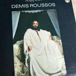 This is a classic vinyl record of Demis Roussos and it is Happy to Be.

Sleeve is worn due to the age and being in storage but vinyl looks in good condition (can’t test as no player)