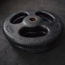 2 times 25kg, 50kg total.

HOLE DIAMETER
2-inch

Really large plates. Tri-grip Olympic weights plates which offer a lot more in terms of training options as the plates are not just additional weight to your progress but can also be used for exercises without barbell eg shrug, farmer's walks, SA row, lunges, press work (standing, seated or laying), curls, overhead extension, drop over (for chest or lats focus depending on raising or dropping of hips), front raise, advance sit up, plank etc

OTHER OLYMPICS AVAILABLE
◇Brand New 7ft 20kg Olympic Barbell
◇2 times Olympic Dumbbell Handles with 4 Spring Collars
◇2 times Rubber Coated Cast Iron ◇Tri-grip York 25kg Weights Plates
◇120cm 8.1kg Olympic Ez Bar
◇Heavy Duty Adjustable Squat Rack Stands (9.3kg each) 𝗦𝗢𝗟𝗗
◇4×5kg Olympic Tri-grip Rubber Coated Weights 𝗦𝗢𝗟𝗗
◇4×2.5kg Olympic Cast Iron Plates

W9 1BT

Lots more gym equipment being sold to make space for conversion; drop a message for inquiries or for faster response leave contact.