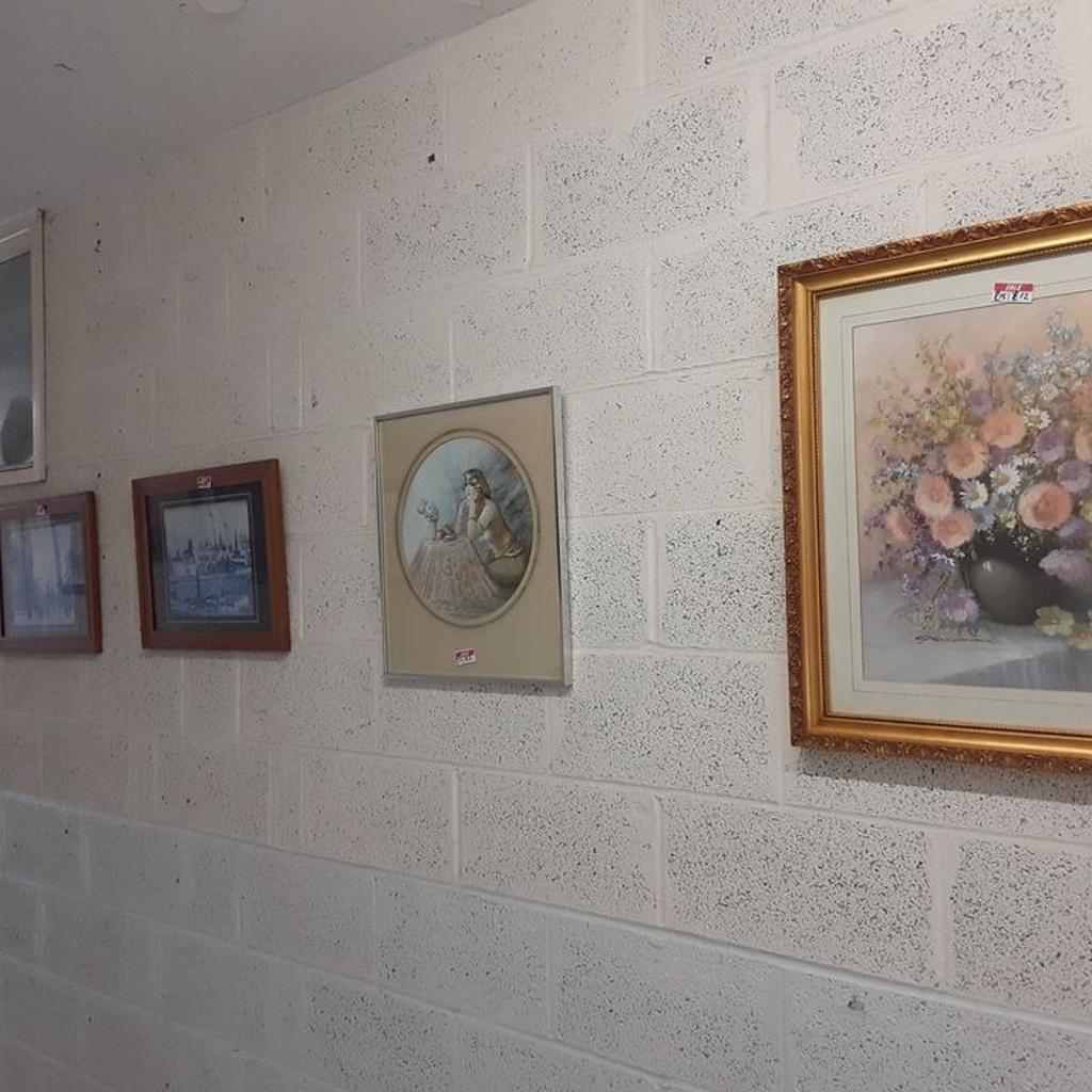 We have a decent selection of canvases, plus vintage and modern pictures and mirrors including original watercolours... Many more to choose from in our other rooms! From £2 onwards.

Our second hand furniture mill shop is LOW COST MOVES, at St Paul's trading estate, Copley Mill, off Huddersfield Road, Stalybridge SK15 3DN... Delivery available for an extra charge.

There are some large metal gates next to St Paul's church... Go through them, bear immediate left and we are at the bottom of the slope, up from the red steps...

If you are interested in this or any other item, please contact me on 07734 330574, or on the shop 0161 879 9365...Many thanks, Helen.

We are OPEN Monday to Friday from 10 am - 5 pm and Saturday 10 am - 3.30 pm. CLOSED Sundays. CLOSED Bank Holiday long weekends...