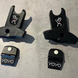 Compatible with both Yoyo and Yoyo+.
Was used with Cybex but works with other car seat models as well (see Yoyo website for further information).