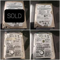 PRICE IS FOR 1 500GB 2.5 INCH HARD DRIVE.
SEAGATE 500GB 7200 6.0gbs SATA HDD £10
HGST 500GB 7200 6.0gbs SATA HDD X 2 £10 EACH
SEAGATE 500GB 5400 SATA HDD £10
TOSHIBA 500GB SATA HDD £10
SAMSUNG 320GB 7200 RPM SATA HDD £8
SAMSUNG 320GB 7200 RPM SATA HDD £8
SEAGATE 320GB 7200 SATA HDD £8
SEAGATE 320GB SATA HDD £8
TOSHIBA 320GB SATA HDD £8
TOSHIBA 250GB SATA HDD £7
HITACHI 250GB SATA HDD £7
FUJITSU 80GB SATA HDD £5
ALL DRIVES FULLY WORKING & FRESHLY FORMATTED.
ANY QUESTIONS JUST ASK,
THANKS