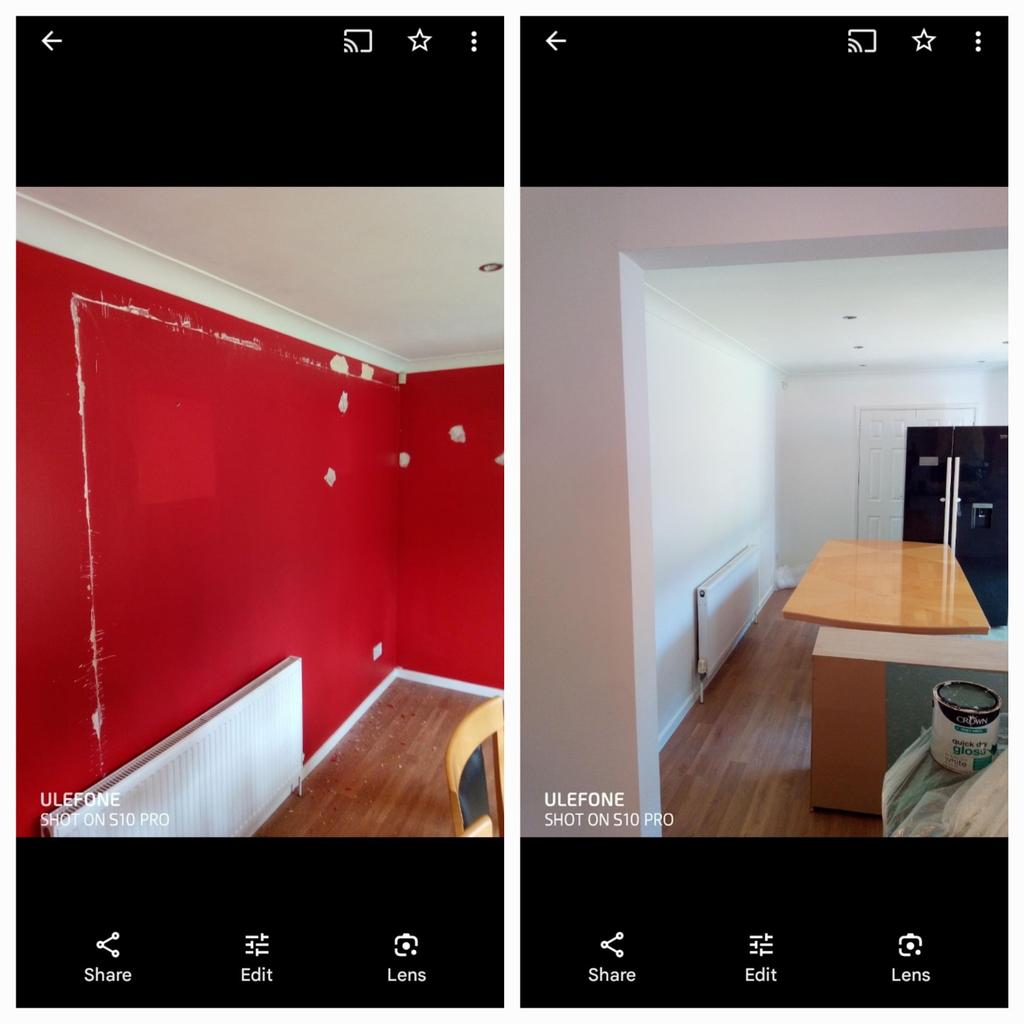 ▪︎ Professional Painter 15 years plus
▪︎ General maintenance around the home.
▪︎ Reactive Repairs
▪︎ Hundreds of pics of my own work.
▪︎ Free quote
▪︎ Advice on what products to buy
▪︎ Can send pics of previous work on request.
▪︎ Maintenance manager for private hospitals for 10 years.
▪︎ All work guaranteed
▪︎ Home maintenance service offered also, on call 24/7 for emergencys,
please ask for details.

● Professional Job at a Cost you can afford.
● Won't be beaten on price
● Get in touch for a free no pressure quote online

▪︎ Reliable. Hard working, honest, flexible.
▪︎ Flat Pack Assembley
▪︎ Locks
▪︎ Leaks
▪︎ All your small jobs

▪︎ Get in touch for a free quote
▪︎ Excellent rates
07990814266 please text with any enquires, will respond ASAP