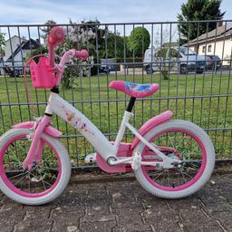Kinder / Mädchen Fahrrad 16" pink/ weiß
wenig gebraucht,  war immer im keller