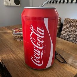 Coke cola mini fridge good condition all working collecting only
