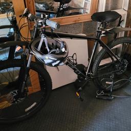 CARRERA VENGEANCE MENS MOUNTAIN BIKE BLACK, COMES WITH HELMET, FRONT & REAR MUD GUARDS! £350.00 - OR NEAREST OFFER!!!