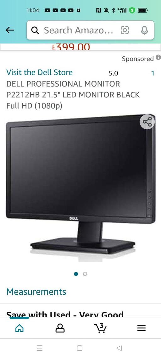 Buy & Sell West Midlands Sandwell - Photos for dell 2212hb 21.5in full hd monitor