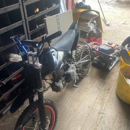 Runs and rides fine exhaust needs putting on so does the front brake and front inner tube needs changing ( comes with new exhaust front break  front inner tube and a spare back wheel )