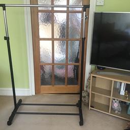 Used plastic + metal clothes rail.collection ilex house holly park estate crouch hill N44by no offers thanks