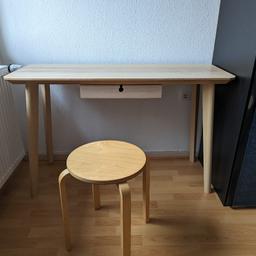 Ich verkaufe meinen gepflegten Ikea-Schreibtisch mit Hocker von Heba Pro.

Tisch kostet neu 150€
Hocker kostet neu 65€