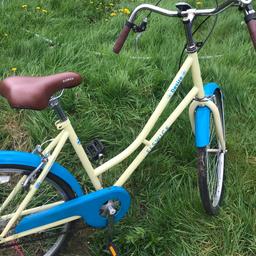 Classic ladies bike bought last year not used often in good condition comes with front basket
