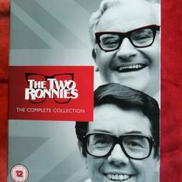 The complete collection of the two ronnies series 1-12 on 27 disks the dvds are very good condition the cardboard sleeve has minor ware the very best of bbc comedy including Christmas series and bonus collection