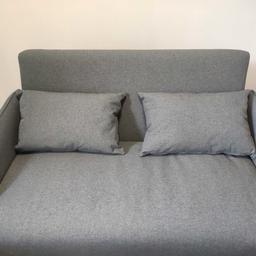 Small sofa bed, brand: MADE. Marl grey fabric.
Barely used, like new.
Sofa measures: 135 x 90 cm approx.
Bed measures : 120 x 190 cm approx.
Pick up only. Collect from Gilmerton