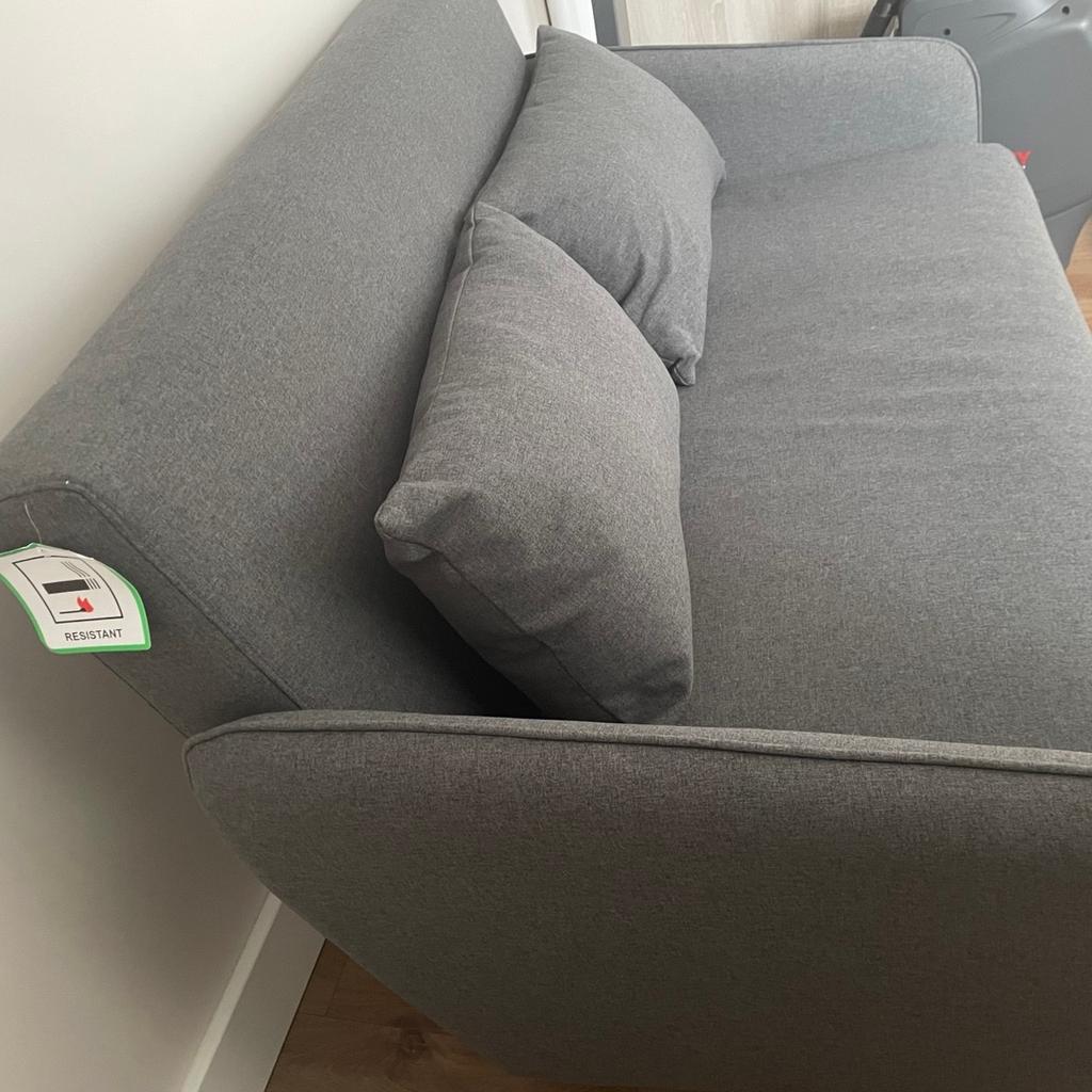 Small sofa bed, brand: MADE. Marl grey fabric.
Barely used, like new.
Sofa measures: 135 x 90 cm approx.
Bed measures : 120 x 190 cm approx.
Pick up only. Collect from Gilmerton