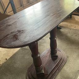 Lovely classic pub table, signs of use but very solid. See pics for dimensions.