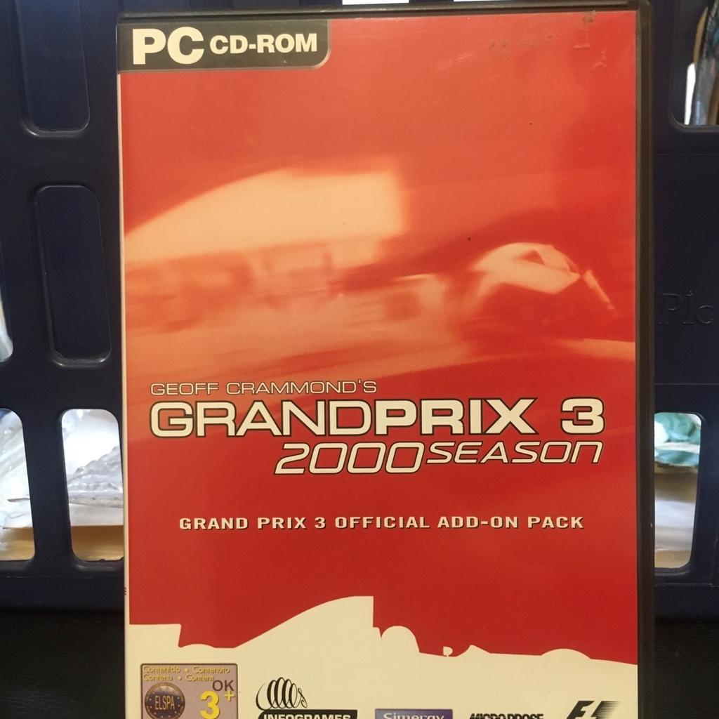 Video game - Racing - Geoff Crammond’s - Grand Prix 3 official add on pack - excellent condition - Includes booklet - 2001

Collection or postage

PayPal - Bank Transfer - Shpock wallet

Any questions please ask. Thanks