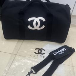 Chanel VIP counter beauty complementary. Genuine and welcome for chanel members. Authentic 100%.

if you are familiar with VIP chanel complement only please buy. any questions please ask. Great bargain.

gym or duffle or travel bag for women men unisex. White logo printed in High standards. sold as seen

size - 18"×12"×8"