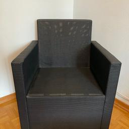 Gartenmöbel Loungestuhl Sessel Stuhl Rattan Kika
Neu
Schwarz
Maße: T 63cm x B 65cm x H 81cm
Sitzhöhe 37,5cm
Sitzfläche 50x50cm

Selbstabholung
Privatverkauf - keine Garantie/Gewährleistung oder Rückgabe