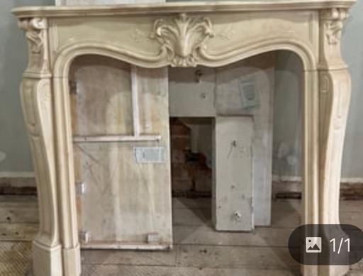 Buy & Sell West Midlands Birmingham - Photos for Used Marble fireplace with back plate