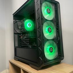 Gaming pc for sale (Tower Only)
Specs
CPU - i5-9400f
GPU - MSI RTX 2060 VENTUS XS OC
MTB - MSI Z370A - PRO
RAM - 16gb corsair 3000mhz
Storage - 500gb ssd (can upgrade for additional cost)
PSU - MSI MAG A550BN 550W
No Wifi ( can be installed at a cost)

I suggest gaming with a wired connection, this will give you the best experience when gaming.

I will be able to download games, programs any software before collection!

Also if you need a custom pc to your spec i can help with that aswell! thanks