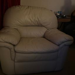 Immaculate condition hardly used
Quality leather/quick sale
Need space for new sofa open to offers
Fire label safety assured