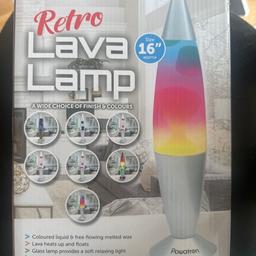 Retro 16 inch lava lamp. New in box